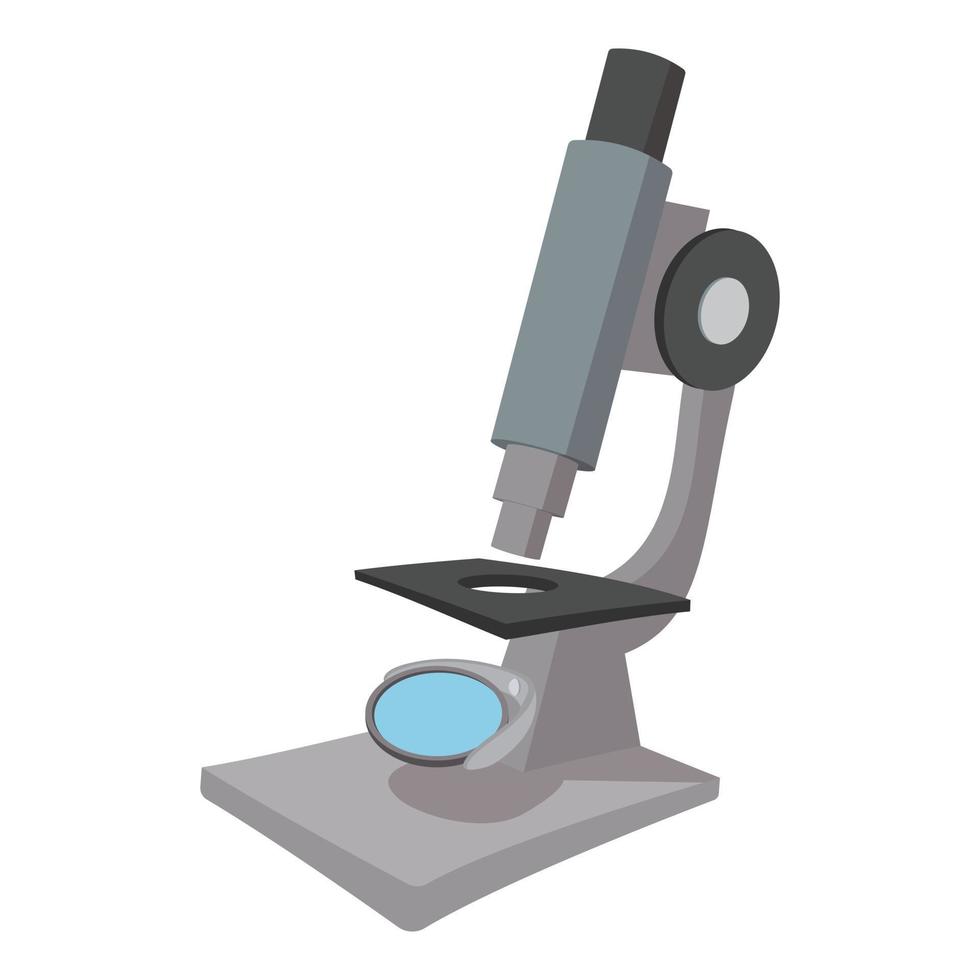 Mikroskop-Cartoon-Symbol vektor