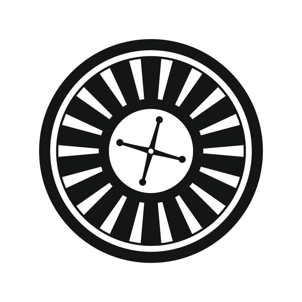 kasino symbol, roulett ikon vektor