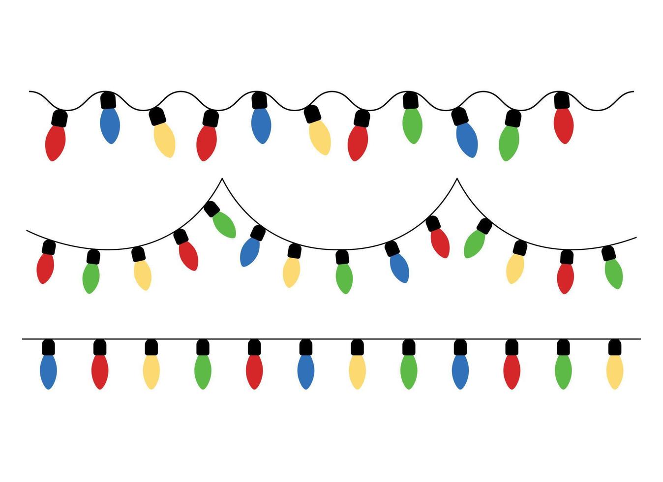 jul dekorationer vektor design illustration isolerat på transparent bakgrund