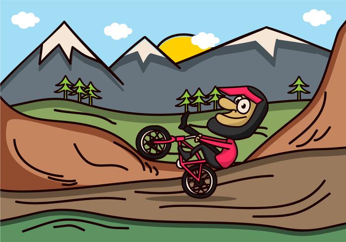 Mountainbike Vector