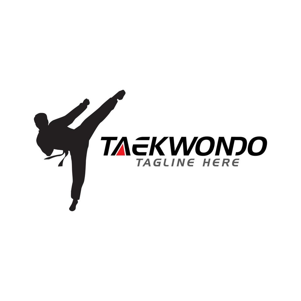 taekwondo vektor ikon design