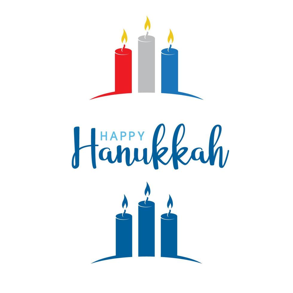 Lycklig hanukkah vektor ikon design