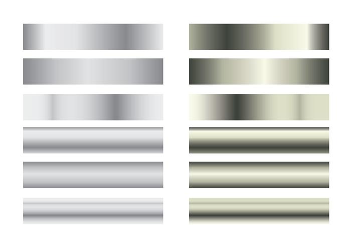 Grey Gradient Palettes vektor