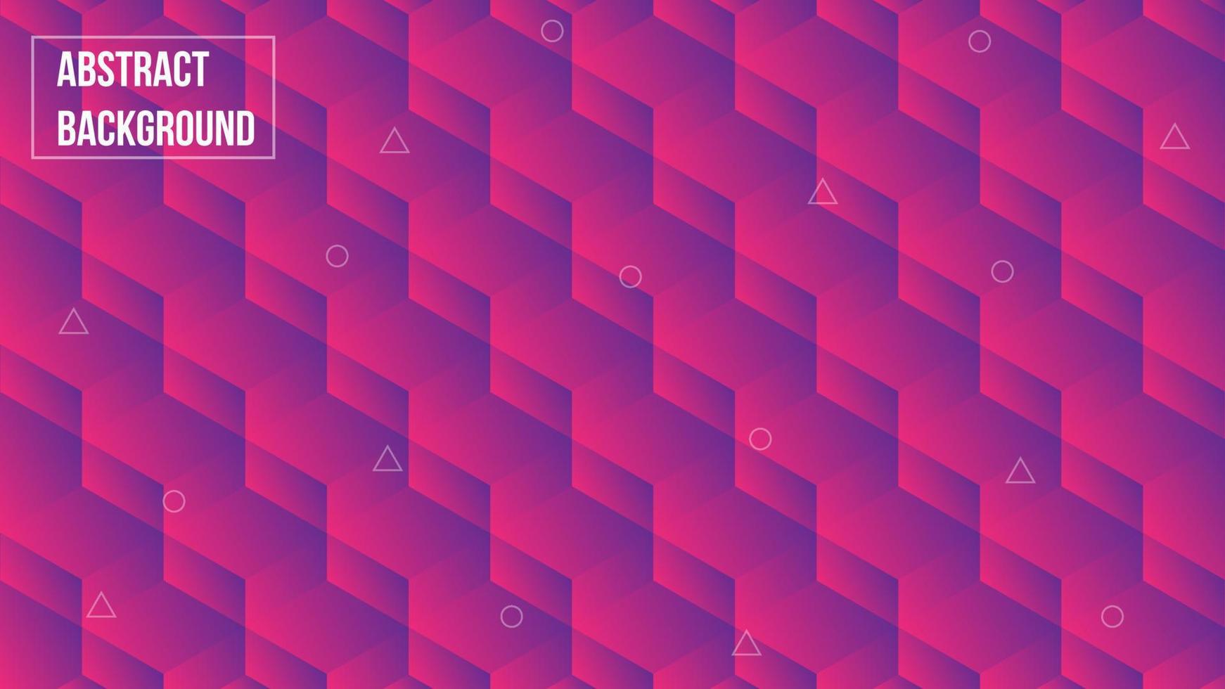 bunter Hexagonmuster abstrakter Hintergrund, Tapete oder Zielseite. eps 10 bearbeitbarer Vektor