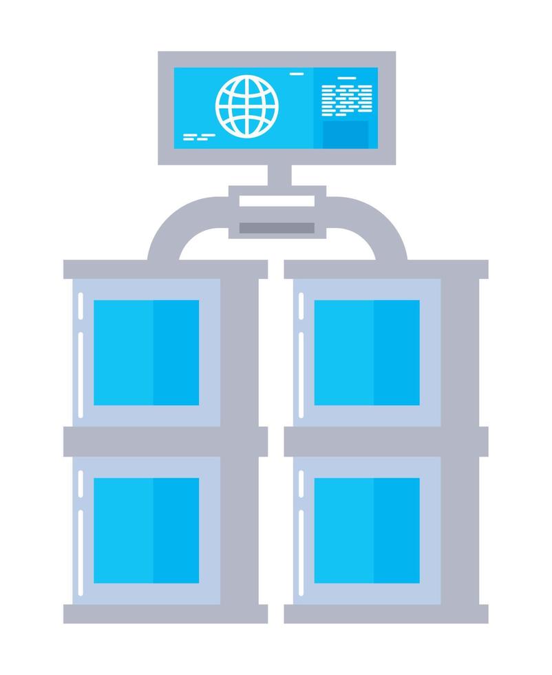 Browser-Datenserver vektor