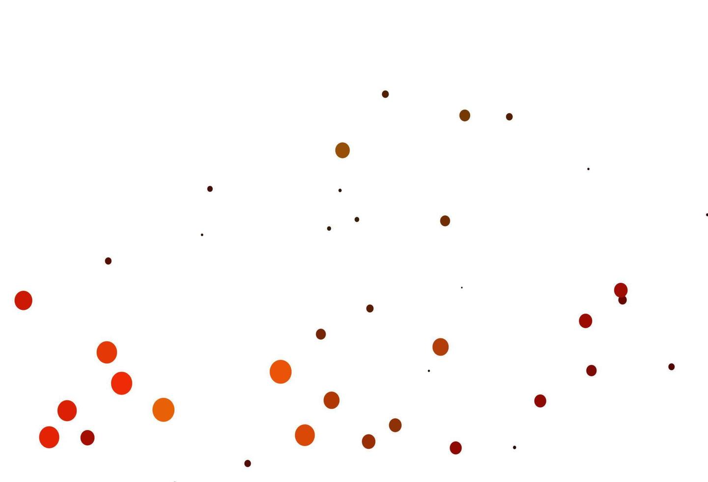 ljus orange vektor layout med cirkel former.