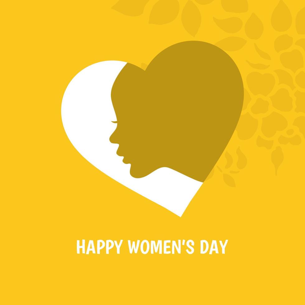 8. März Logo-Vektordesign mit Hintergrund zum internationalen Frauentag vektor