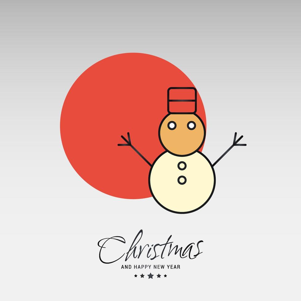 jul kort med kreativ elegant design och ljus bakgrund vektor