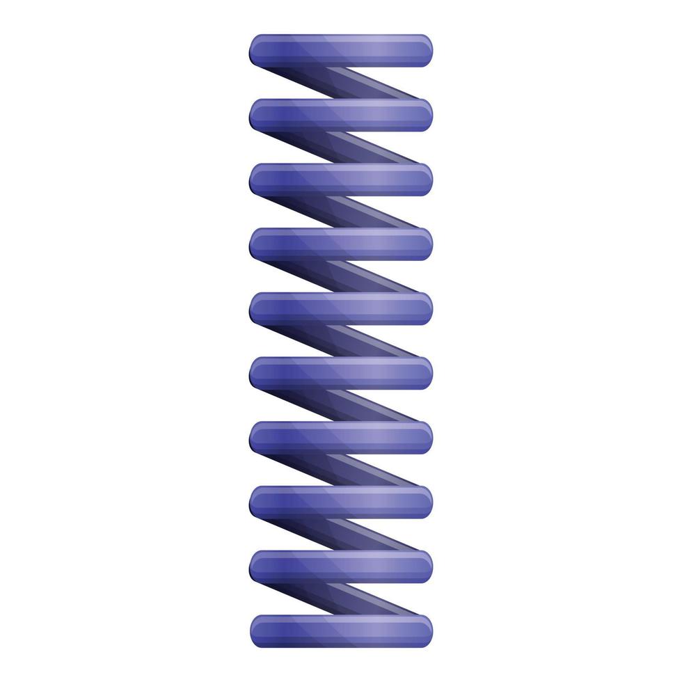 violett metall vår ikon, tecknad serie stil vektor