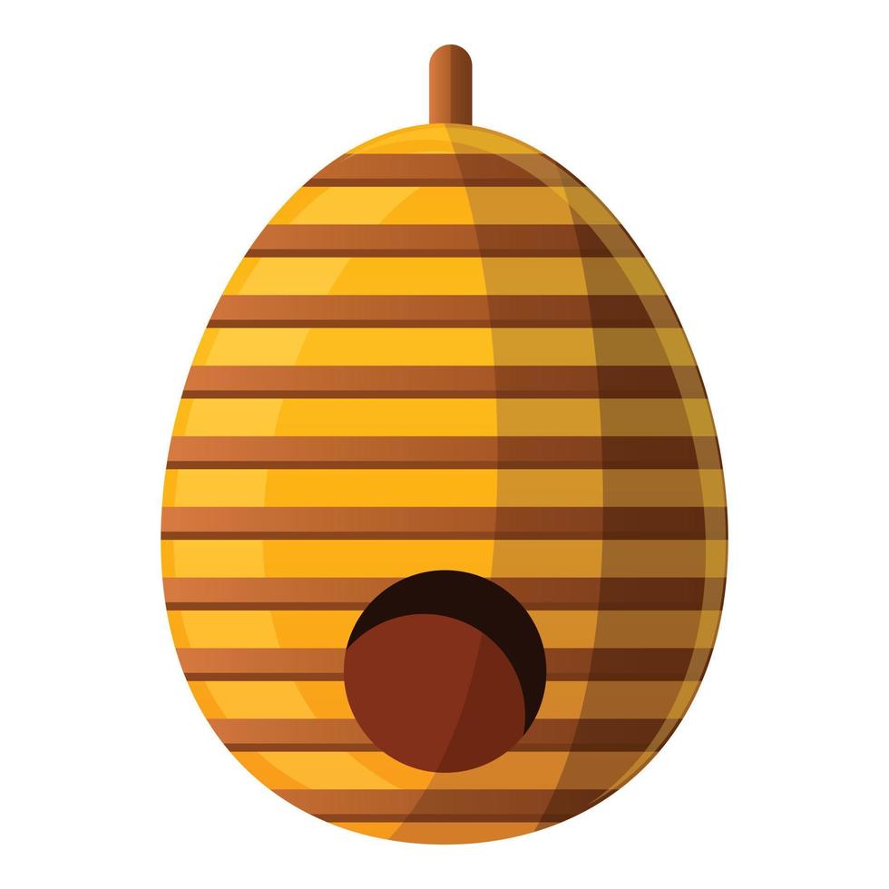 Baum behive Symbol, Cartoon-Stil vektor