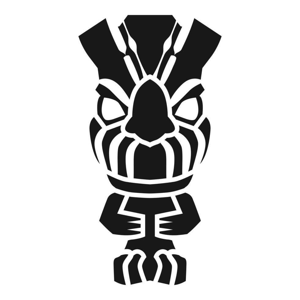 maya idol ikon, enkel stil vektor