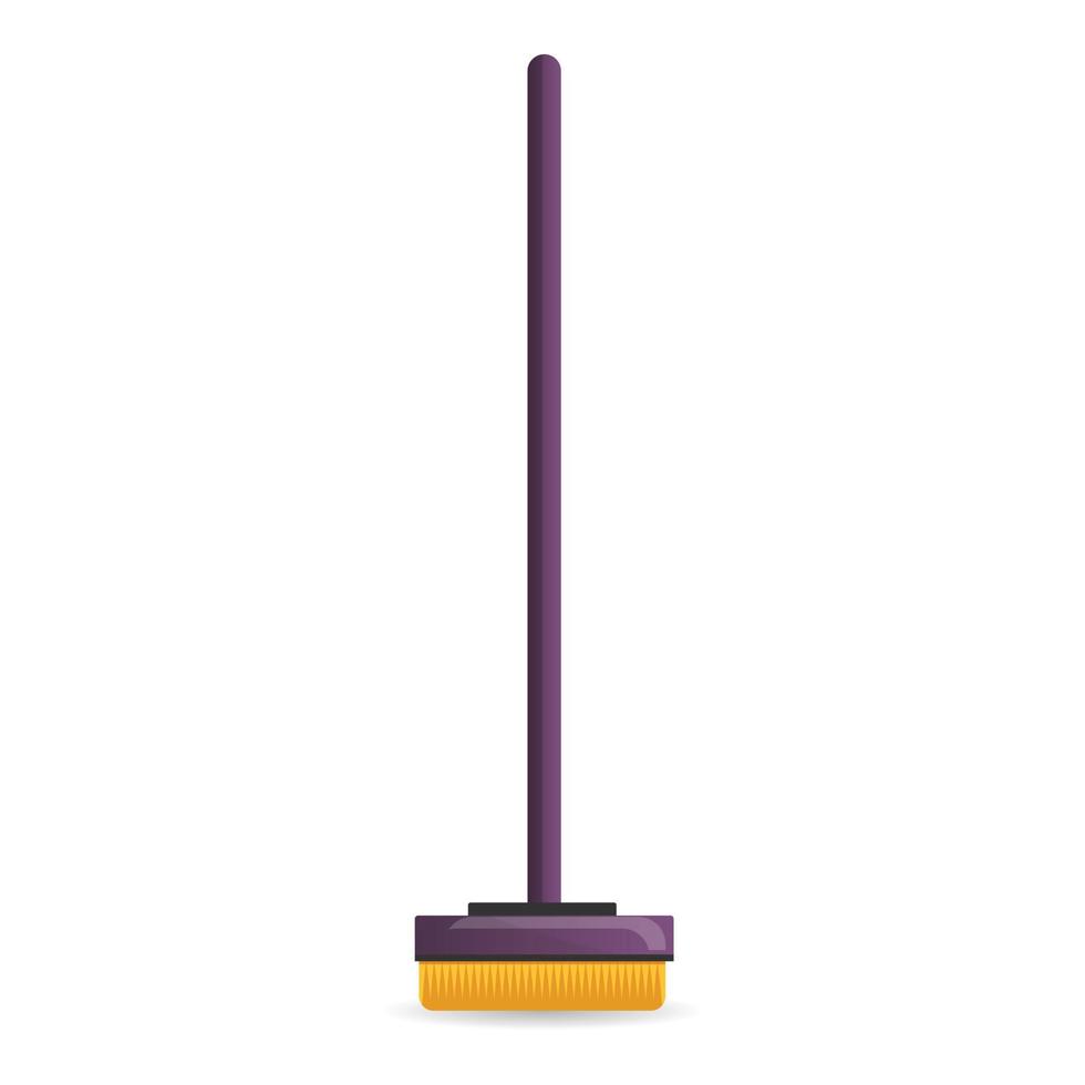 Hausbürstenmop-Symbol, Cartoon-Stil vektor