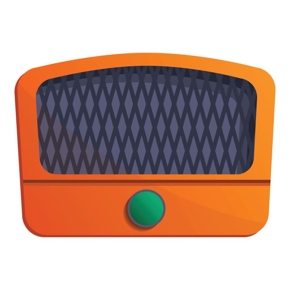 Vintage-Radio-Symbol, Cartoon-Stil vektor