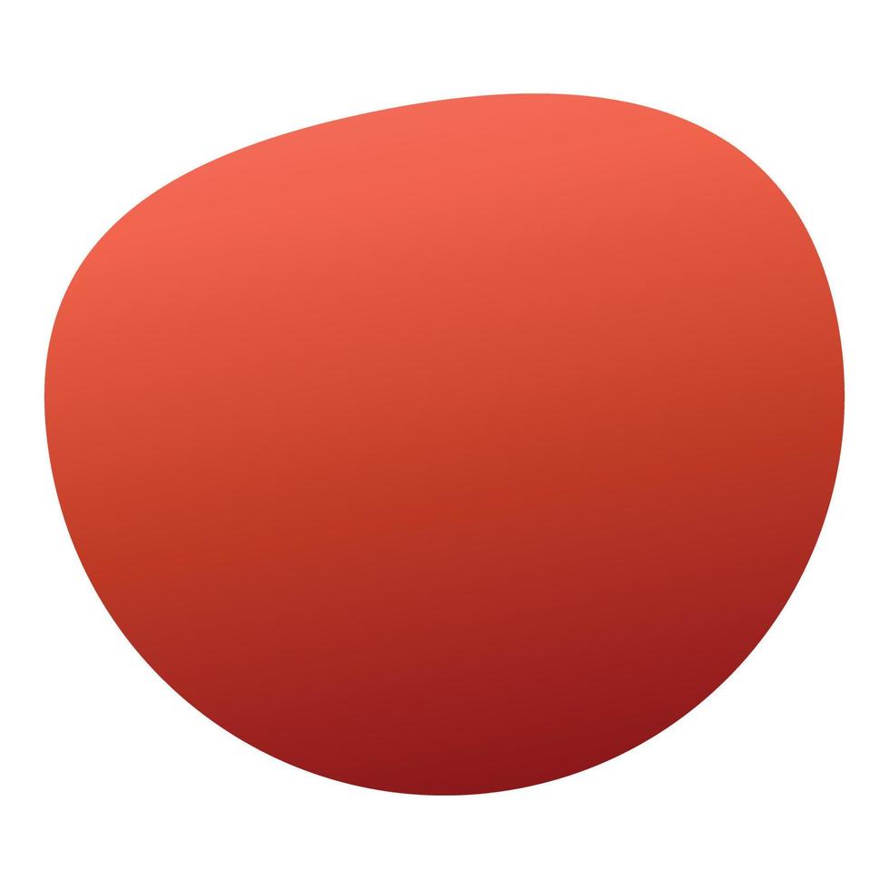 röd tomat ikon, isometrisk stil vektor