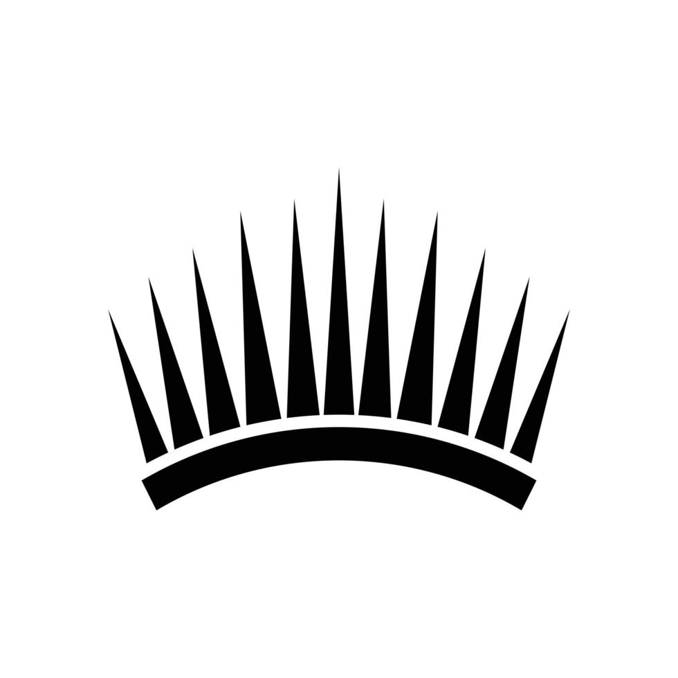 krona ikon enkel vektor