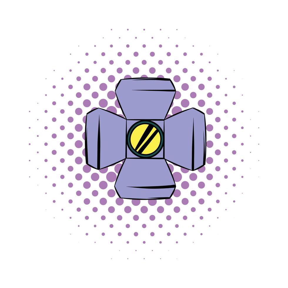 Flutlicht-Comics-Symbol vektor