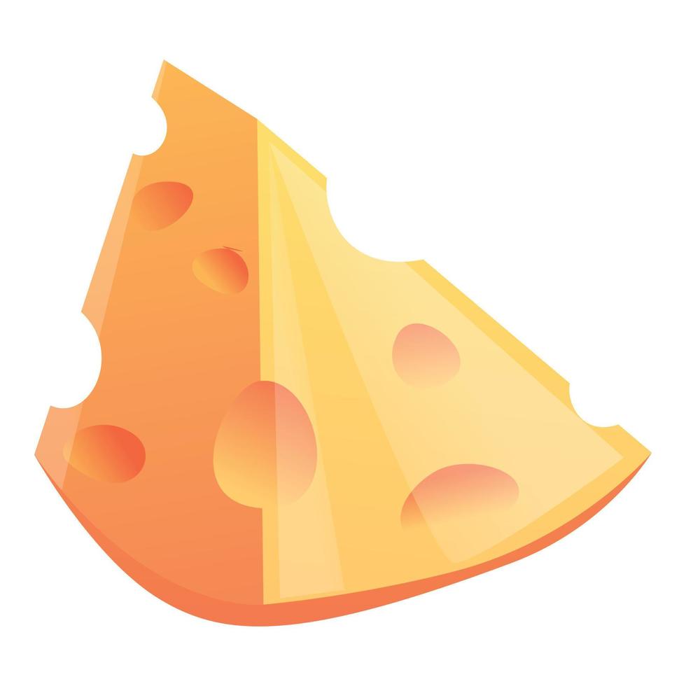 franska ost ikon, tecknad serie stil vektor