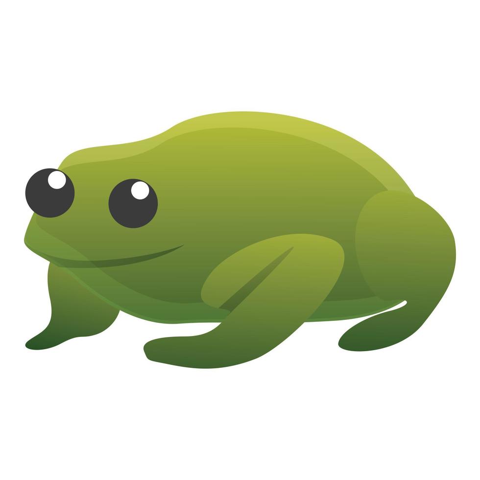 tropisches Frosch-Symbol, Cartoon-Stil vektor