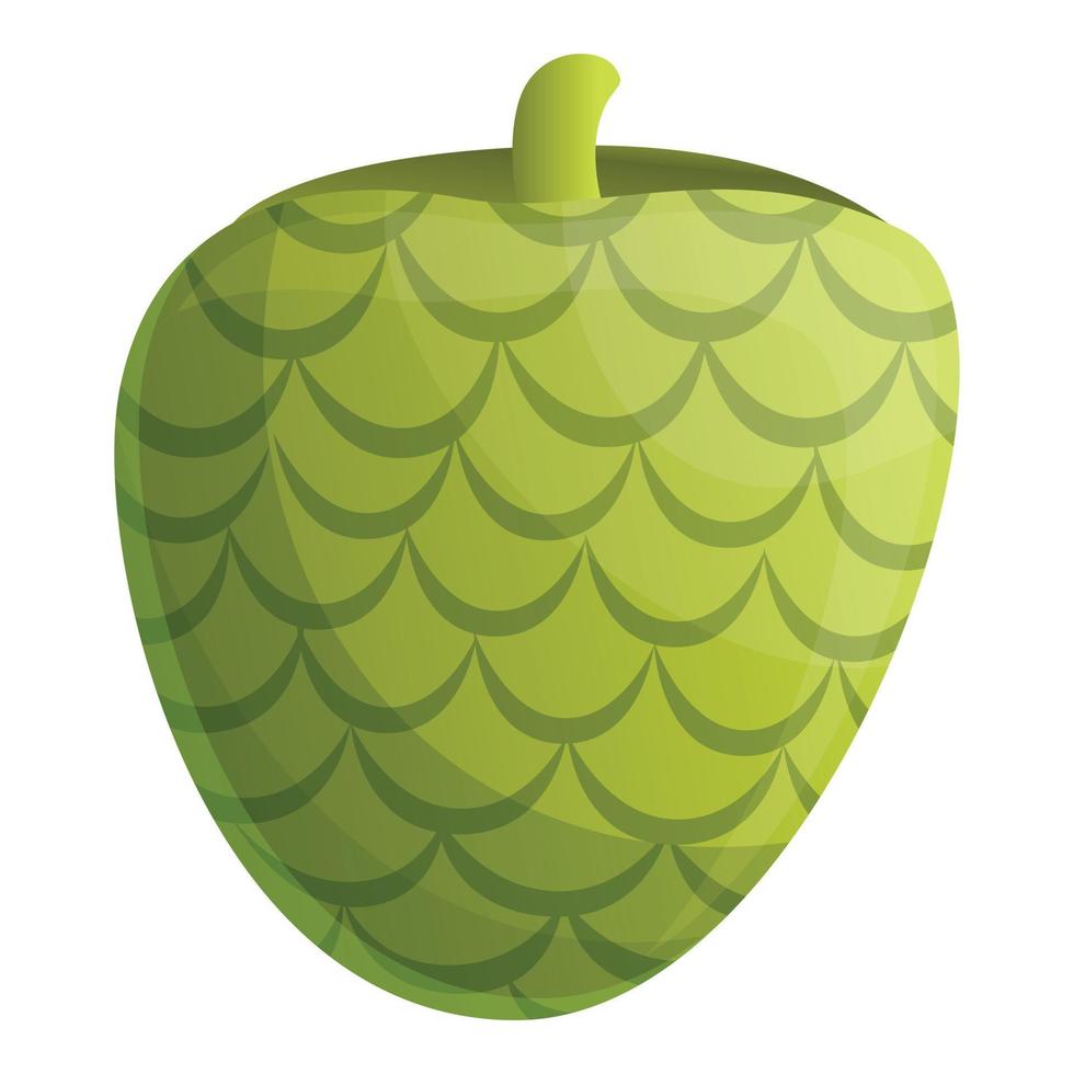 tropische Soursop-Ikone, Cartoon-Stil vektor