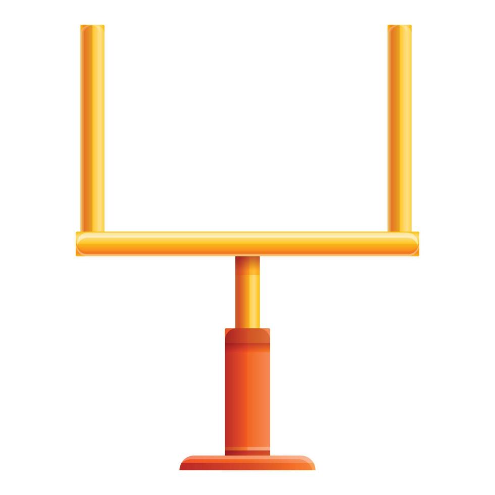 American-Football-Gate-Symbol, Cartoon-Stil vektor