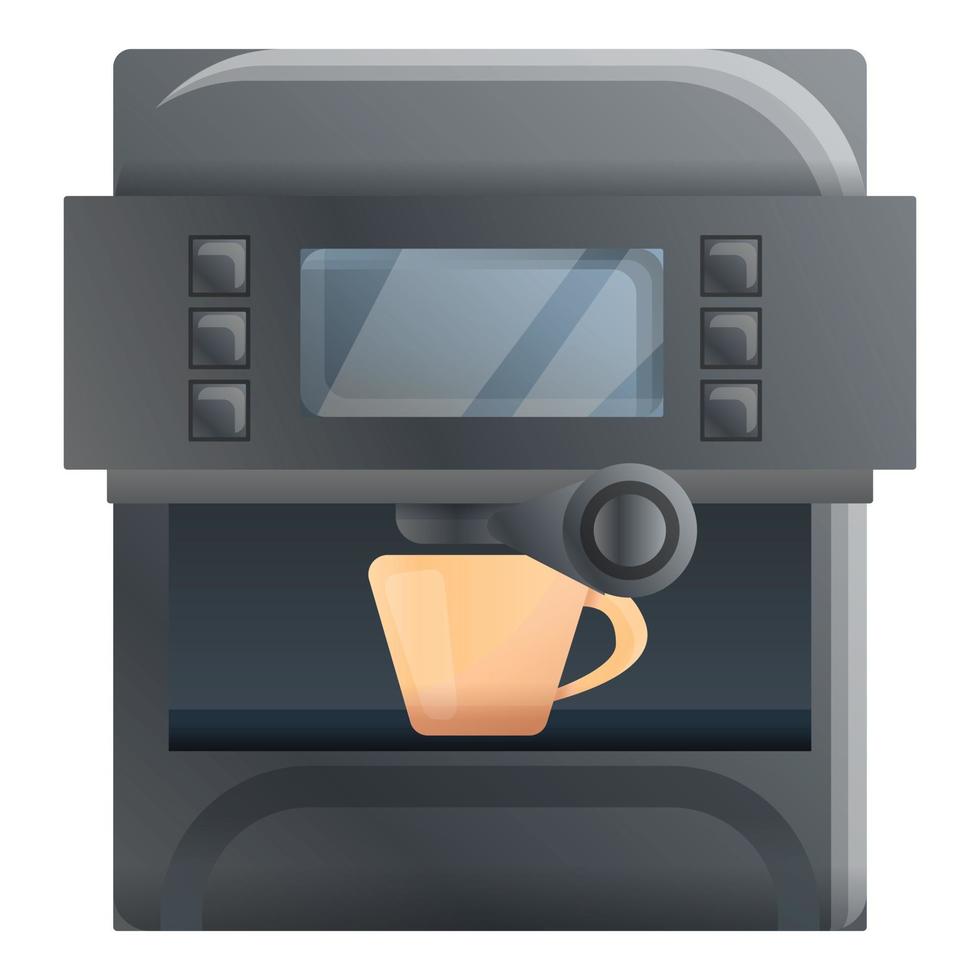 Bar Kaffeemaschine Symbol, Cartoon-Stil vektor