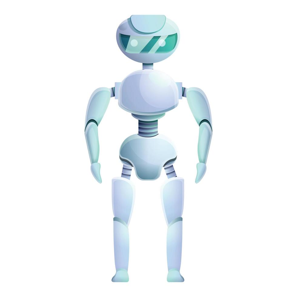 bion humanoid ikon, tecknad serie stil vektor