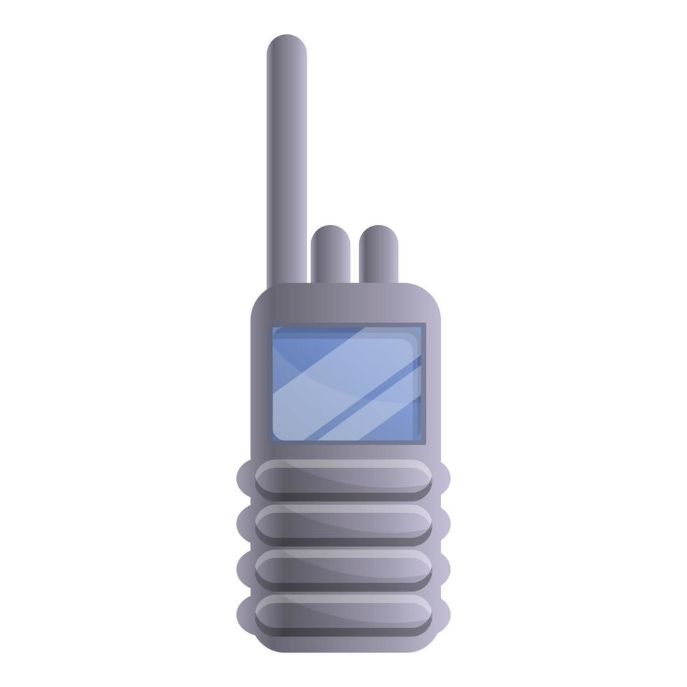 Polizei-Walkie-Talkie-Symbol, Cartoon-Stil vektor