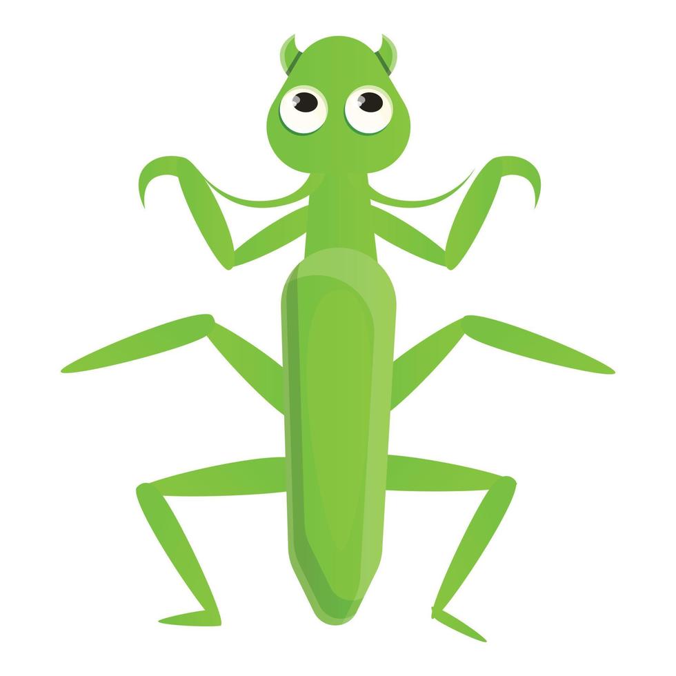 weibliche Mantis-Ikone, Cartoon-Stil vektor