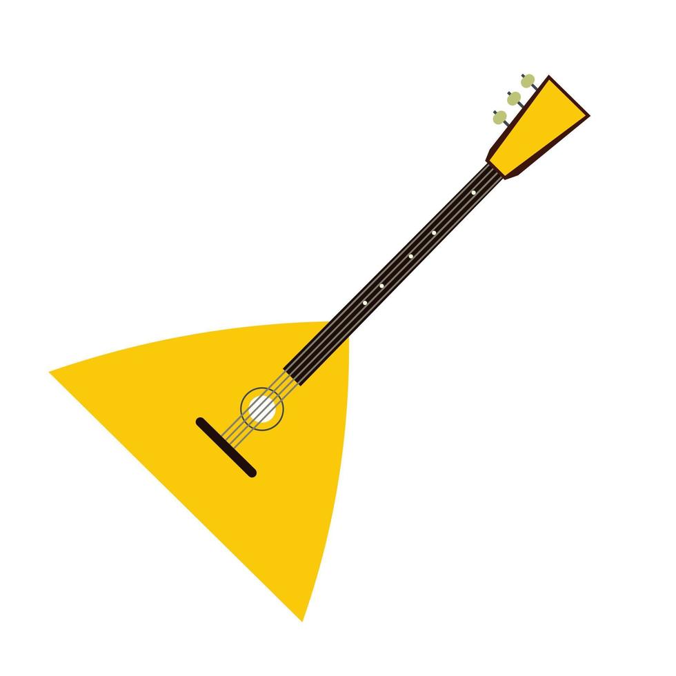 Balalaika-flaches Symbol vektor