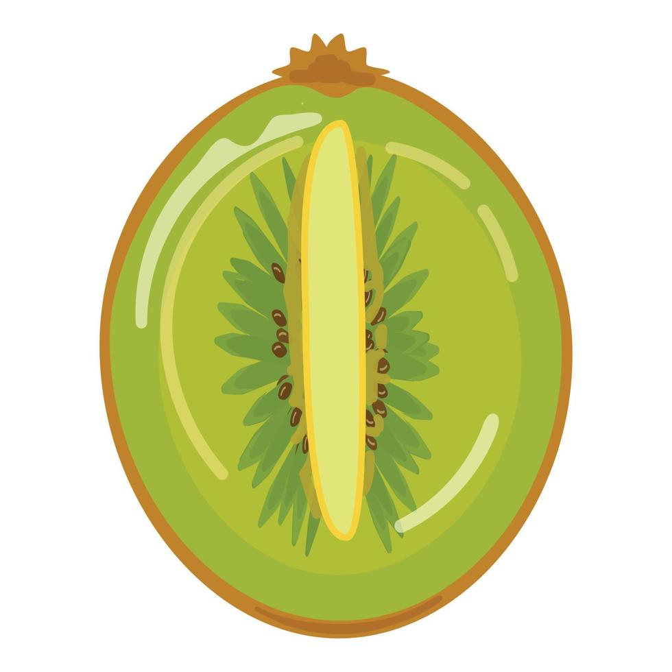 Kiwi-Symbol Cartoon-Vektor. Saft essen vektor