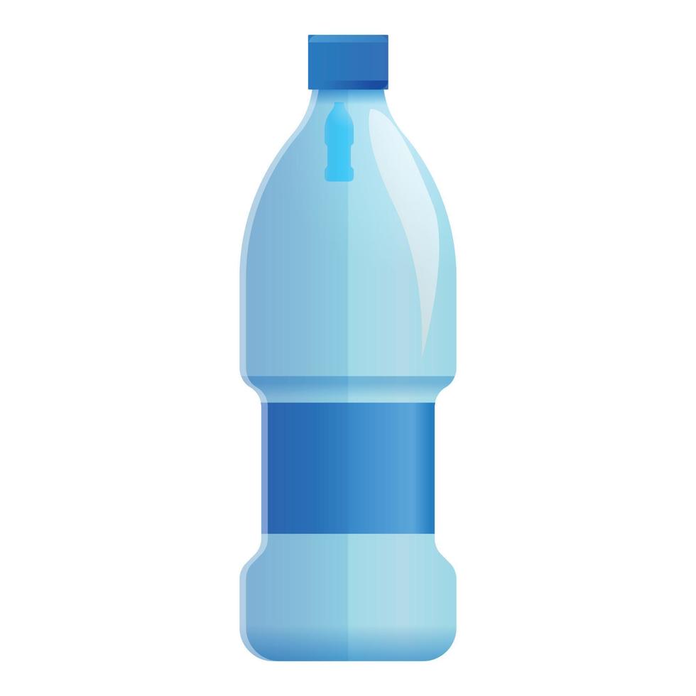 Mineralwasserflasche Symbol, Cartoon-Stil vektor