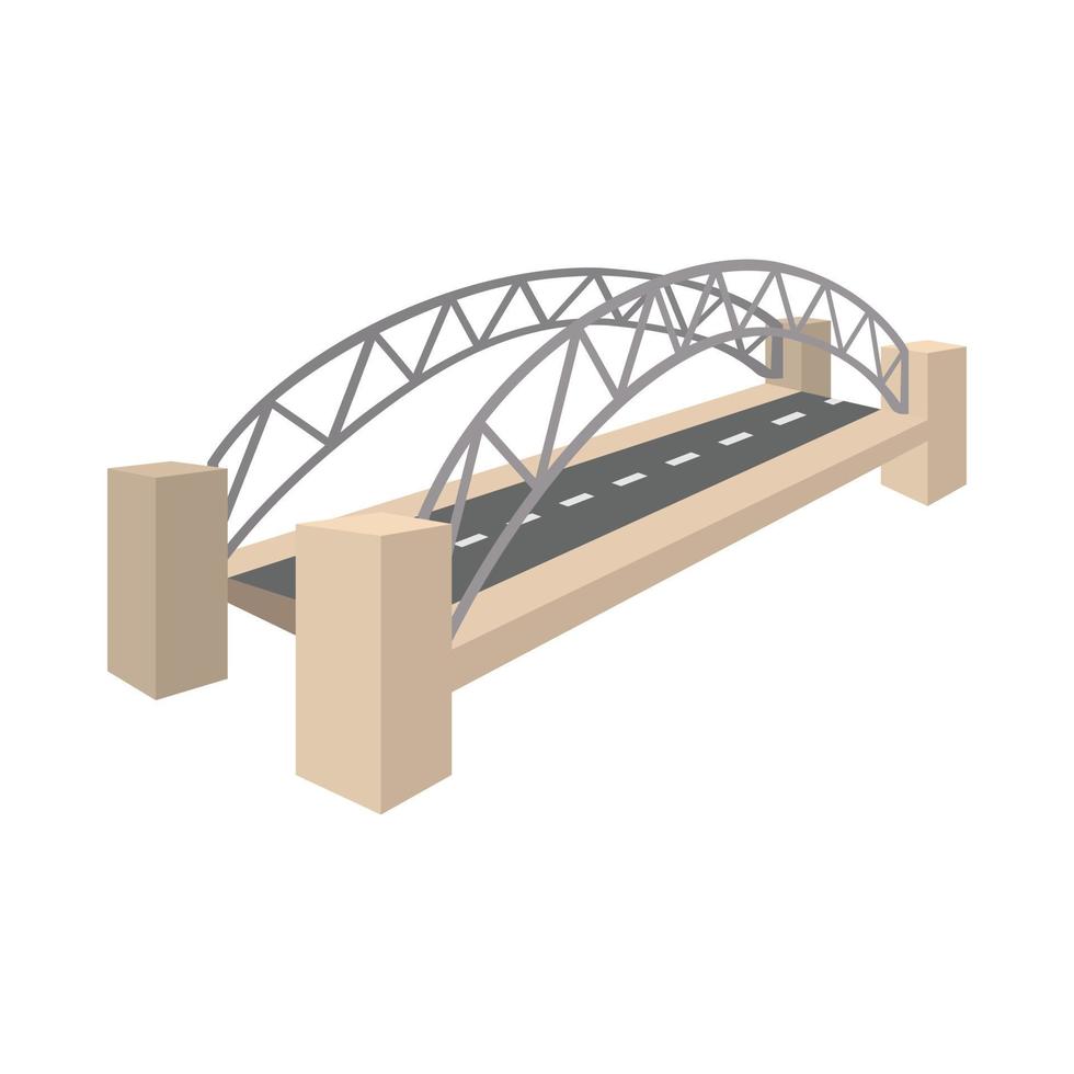 sydney hamn bro ikon, tecknad serie stil vektor