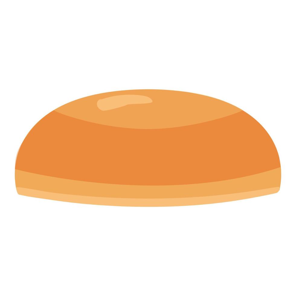 Brötchen-Burger-Symbol Cartoon-Vektor. Käse Fleisch vektor