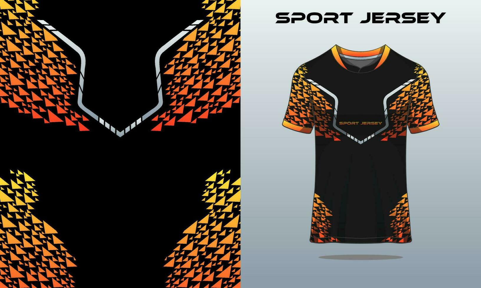 T-Shirt mit abstrakter Textur, Fußballdesign für Rennsport, Fußballspiele, Motocross-Spiele, Radfahren vektor