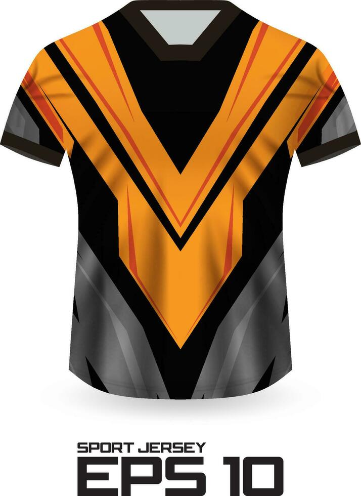 Renntrikot-Shirt-Designkonzept für Sportmannschaftsuniform vektor