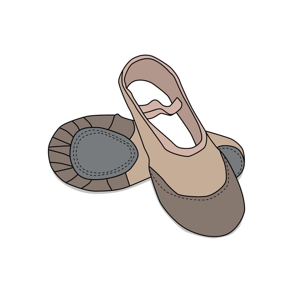 vektor illustration av kvinnor balett skor