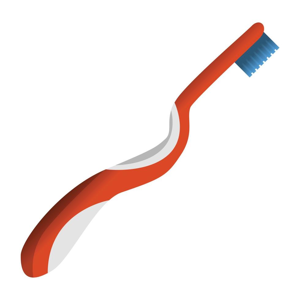 Zahnbürste Werkzeugsymbol, Cartoon-Stil vektor