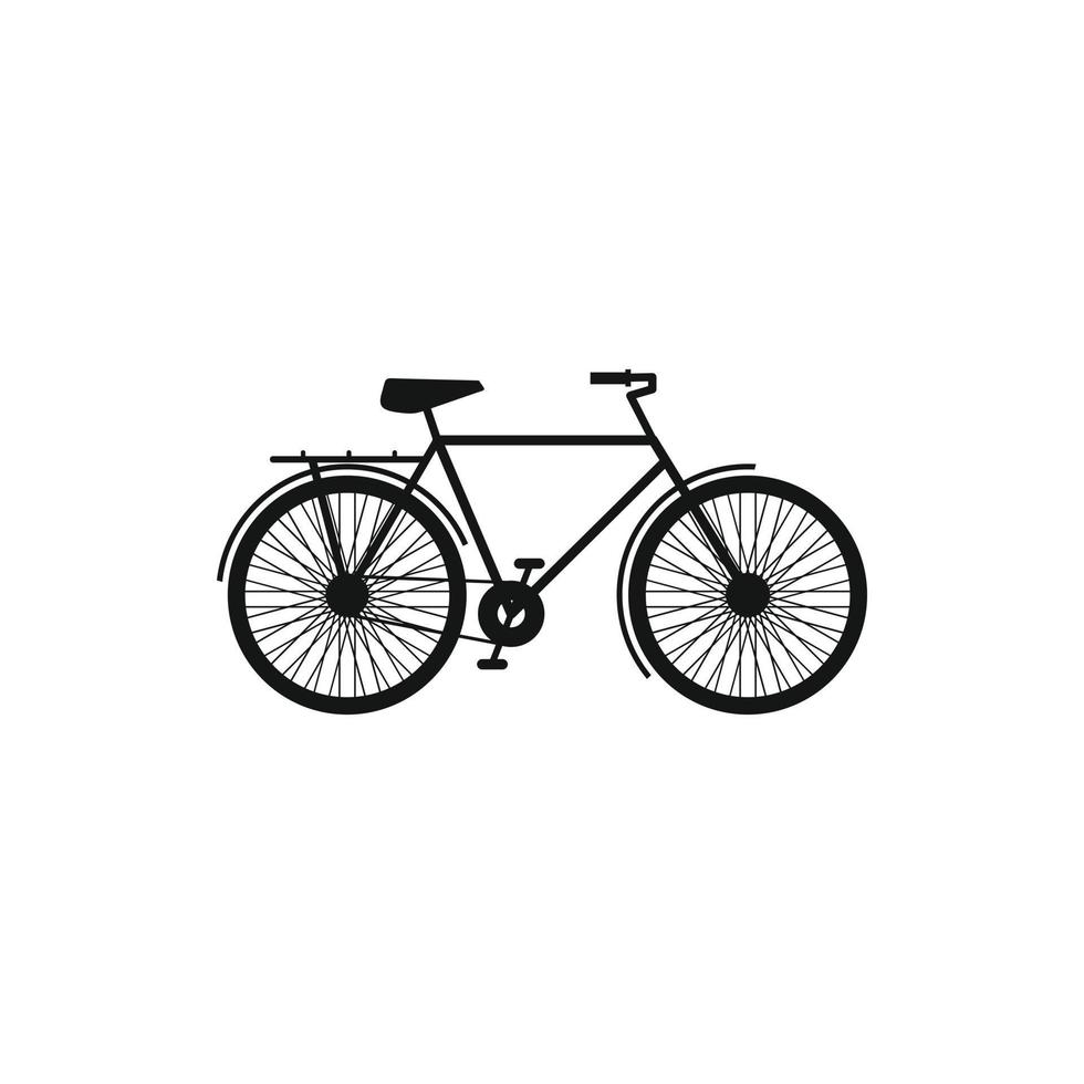 cykel ikon i enkel stil vektor