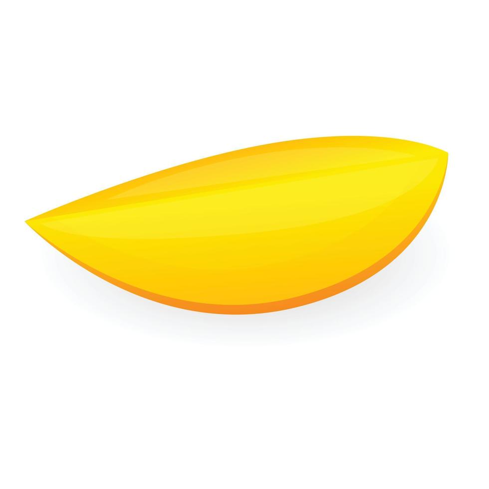 Stück Mango-Symbol, Cartoon-Stil vektor