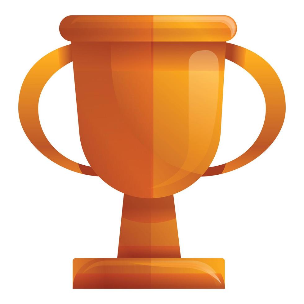 Basketball-Gold-Cup-Symbol, Cartoon-Stil vektor