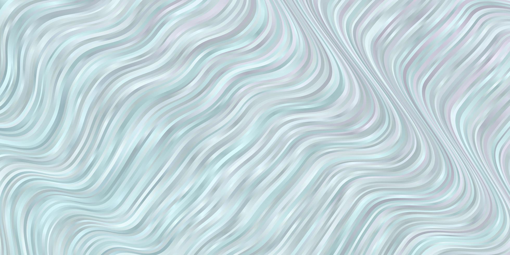 hellblauer Hintergrund mit gebogenen Linien. vektor