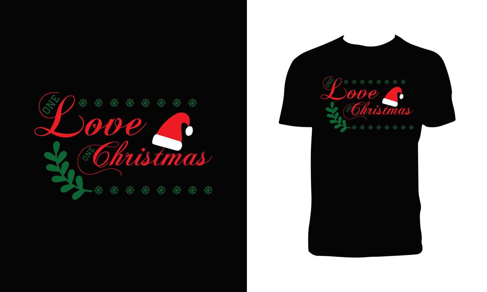 Weihnachts-T-Shirt-Design vektor