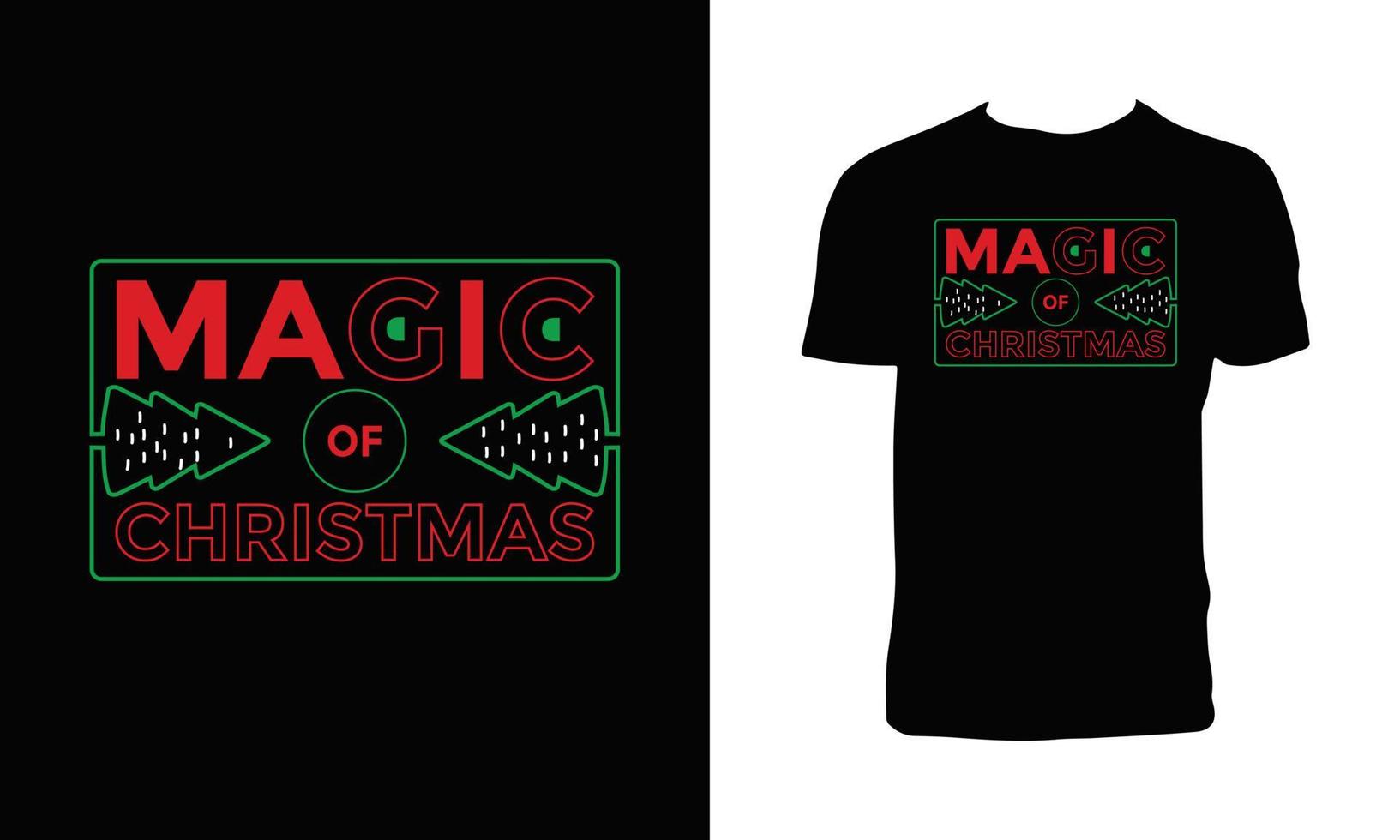 Weihnachtsferien-T-Shirt-Design vektor