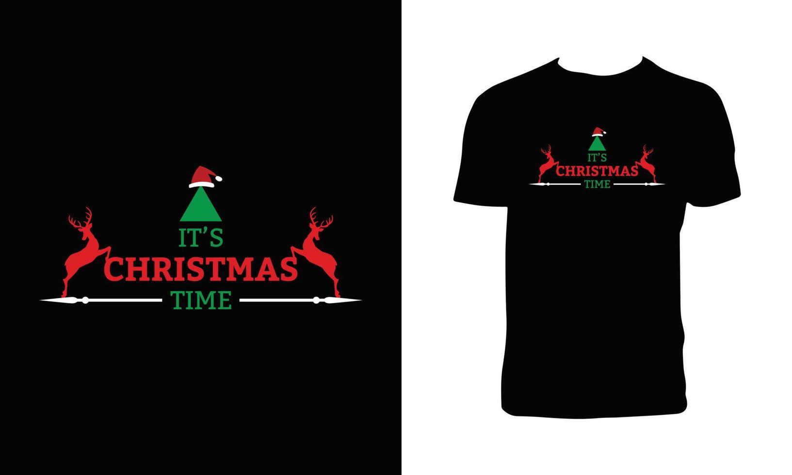 Weihnachtsferien-T-Shirt-Design vektor