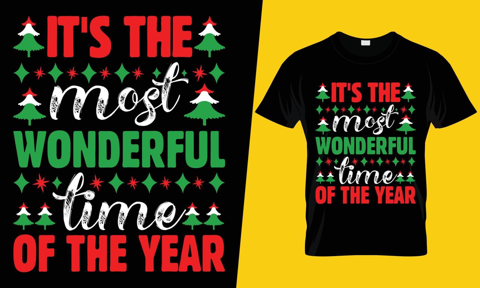 Weihnachts-T-Shirt-Design vektor