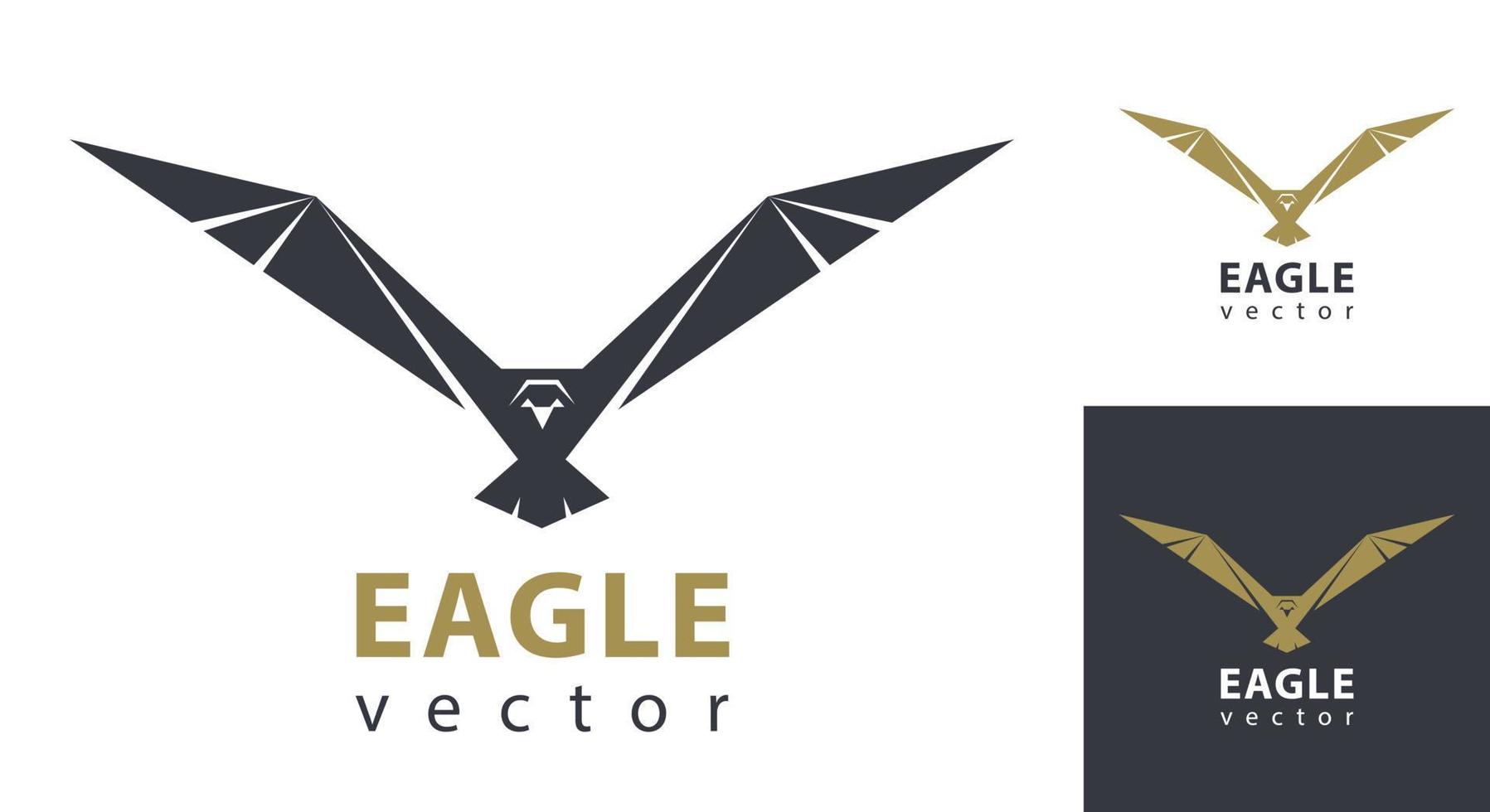 Adler fliegender Vektor. Adler-Logo-Design. moderner Stil. vektor