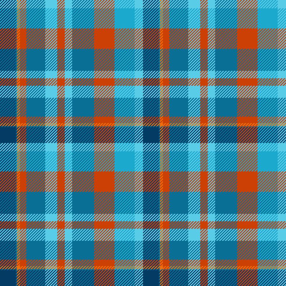 tartan schottland nahtloser karierter mustervektor. Retro-Hintergrundstoff. Vintage Check Farbe quadratische geometrische Textur. vektor