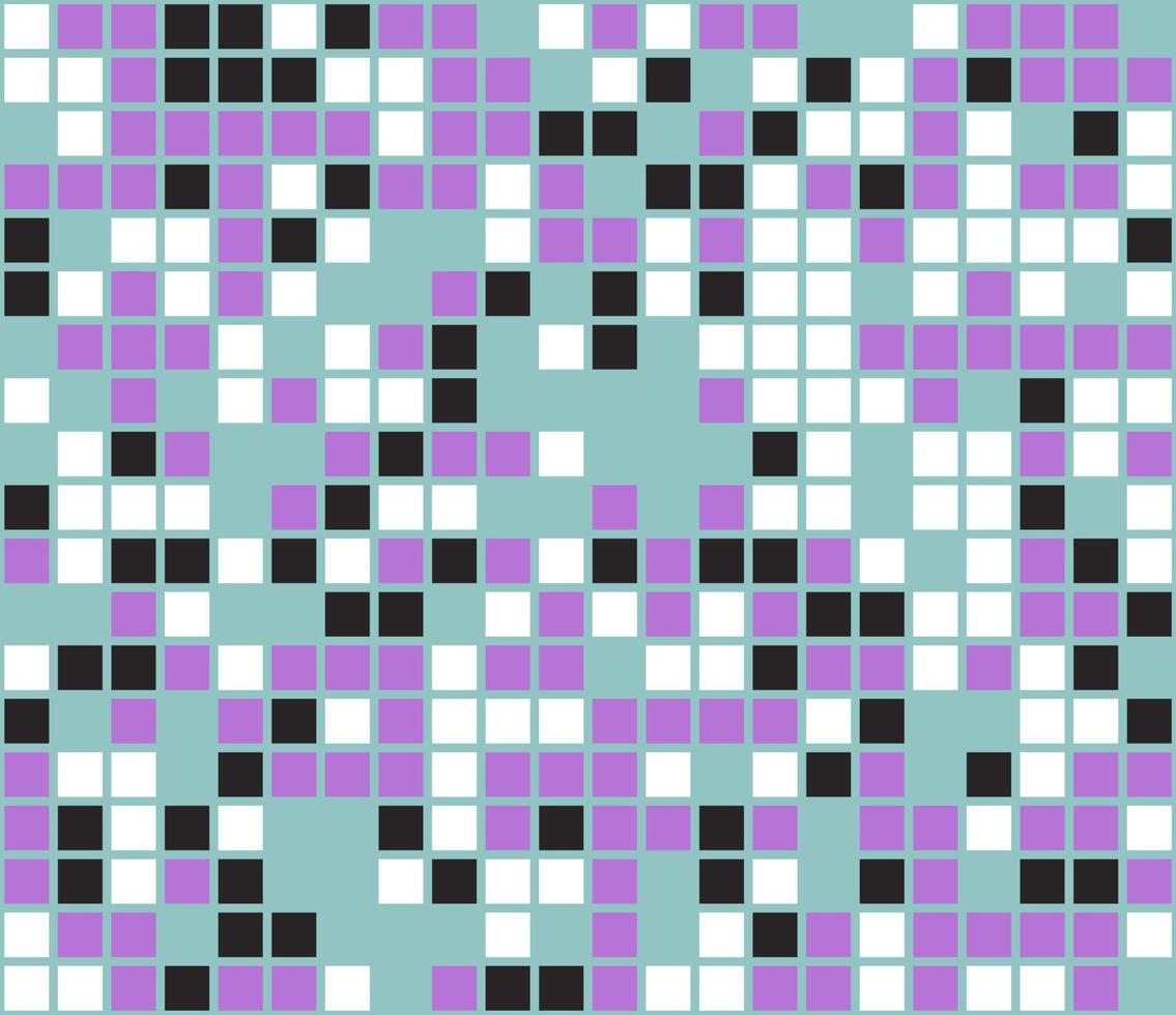 Farbmosaik. bunter Hintergrund. abstraktes nahtloses Muster. Vektor-Illustration. vektor