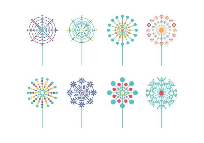 Kostenlose Blowball Vector Pack