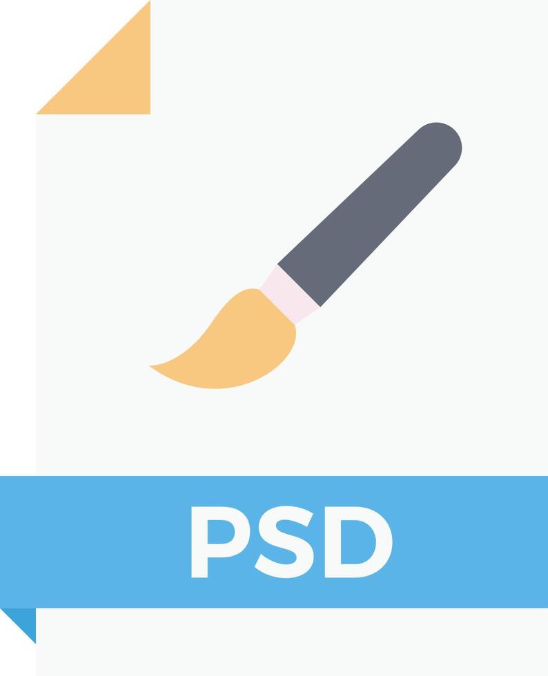 psd-dateivektorillustration auf einem hintergrund. hochwertige symbole. vektorsymbole für konzept und grafikdesign. vektor